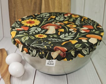 Bowl Cover, Reusable Waterproof Bowl Cover, Sourdough Cover, Waterproof Lining, Eco-friendly, Sustainable