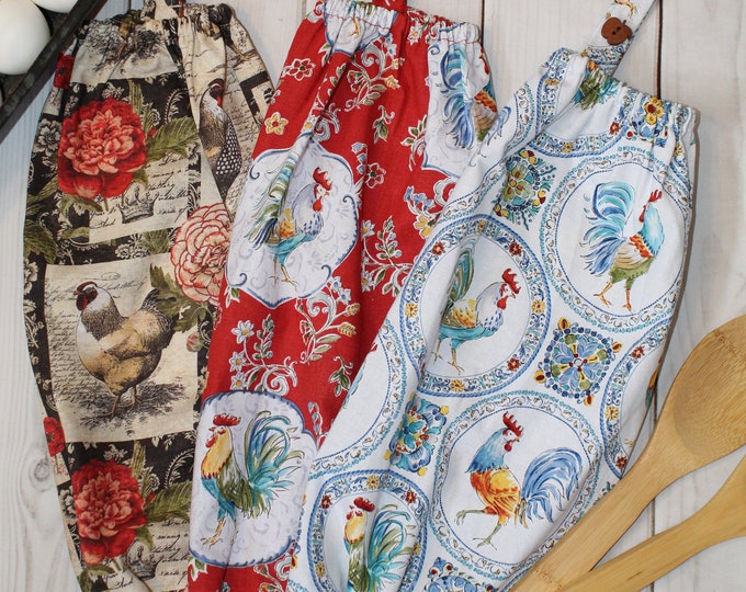 Chicken Plastic Bag Holder, Grocery Bag Holder, Kitchen Bag Storage