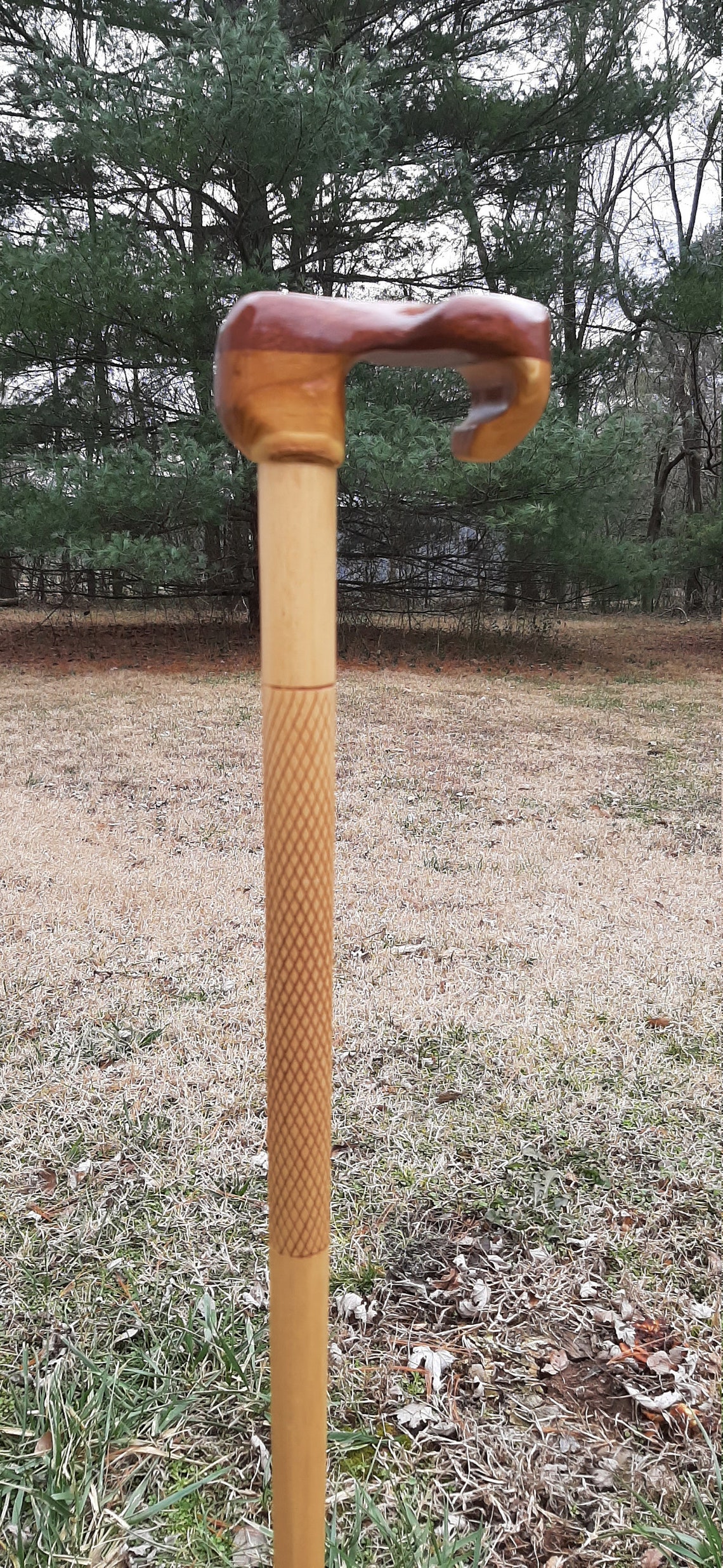 Handmade Wood Cane Etsy