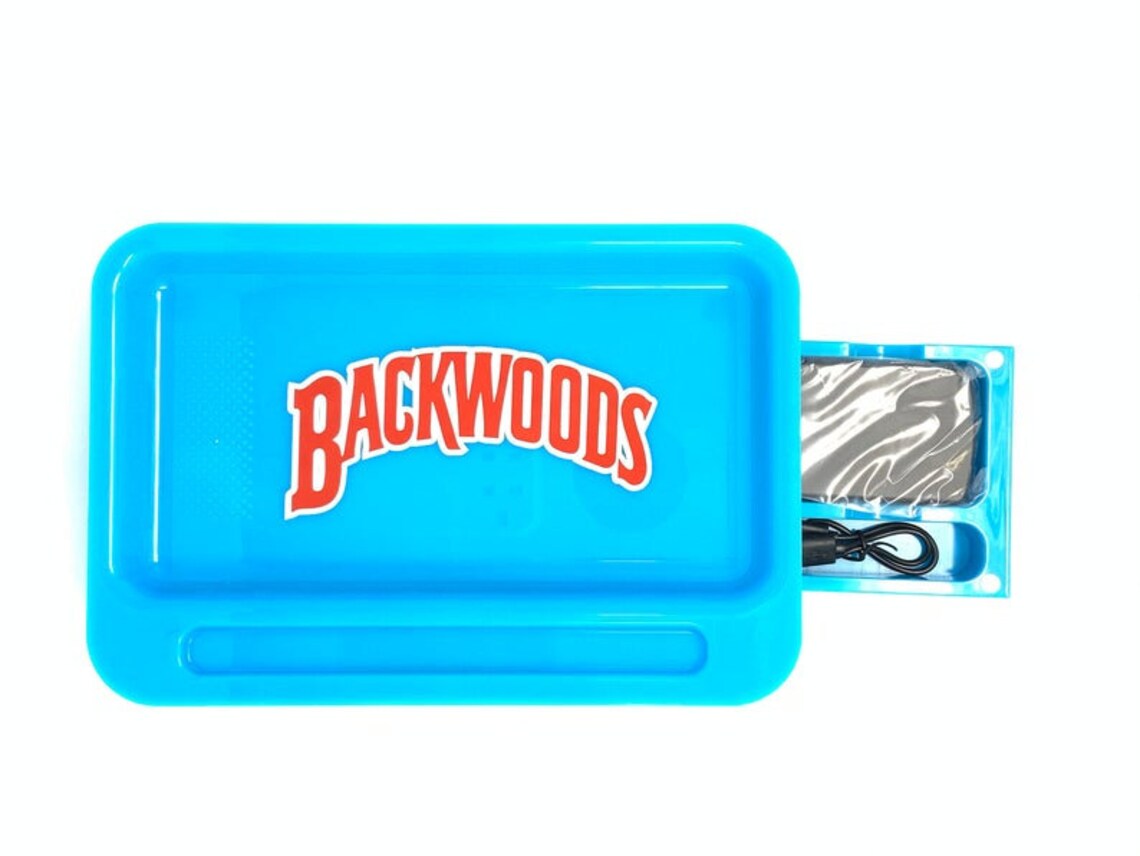 Backwoods Speaker Rolling Tray With Scale and Grinder Etsy