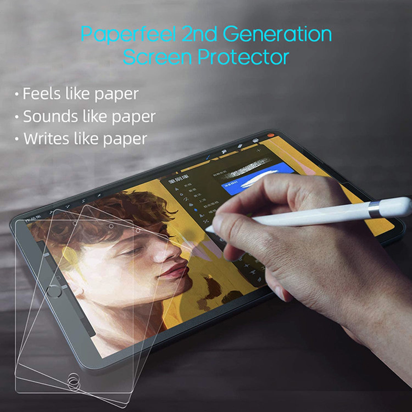 Paperlike Matte Screen Protector iPad Mini 4/5 iPad Pro10.5 | Etsy