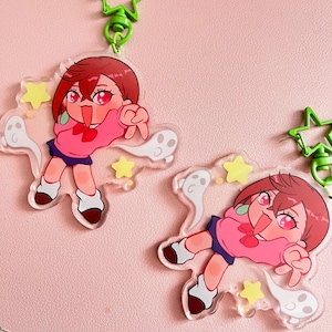 Dandadan sticker | keychain | Momo | Okarun | sticker | cute | dandadan| anime | fanart
