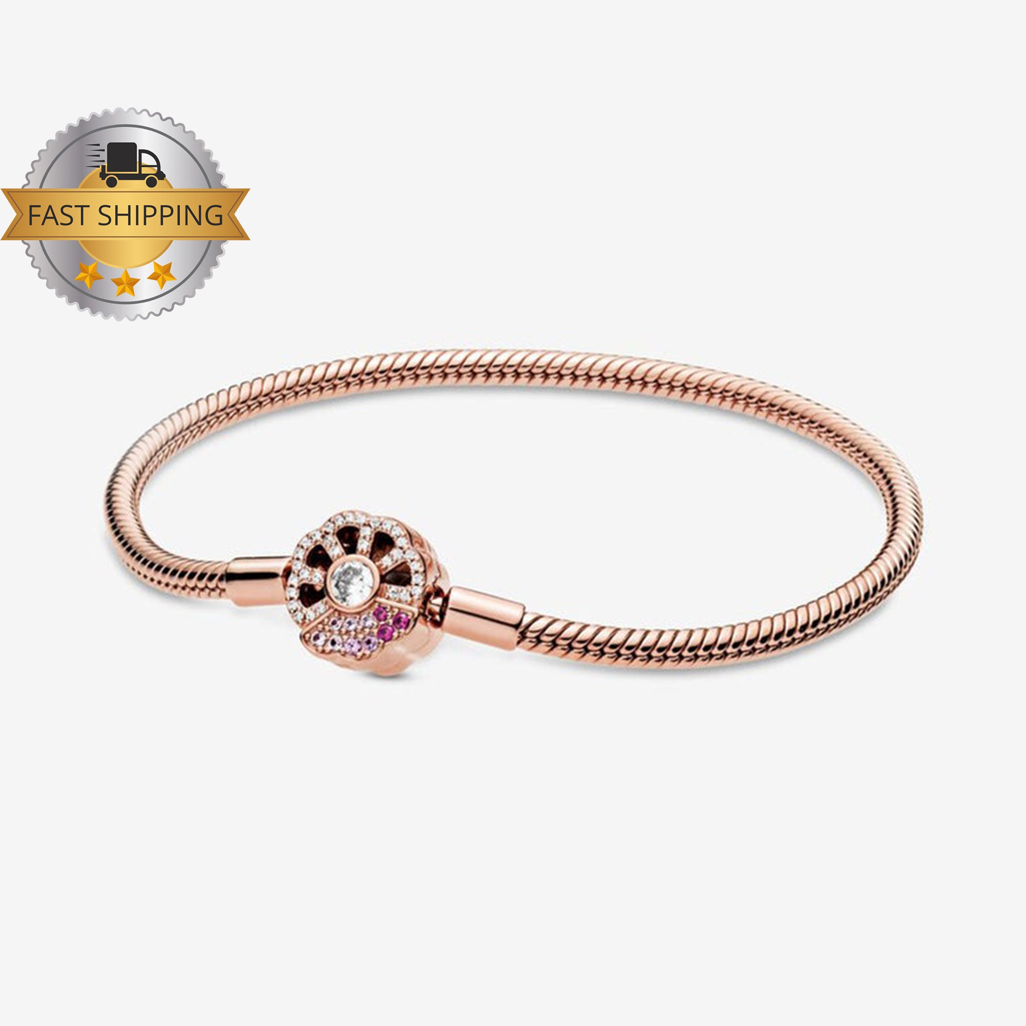 Rose Bracelet for Charms - Etsy Australia