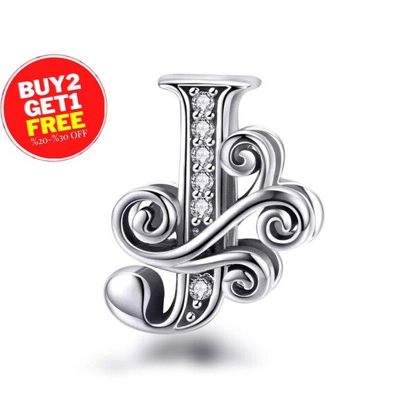 Charms for Bracelet Charms for Bracelet Letter J Charm Etsy