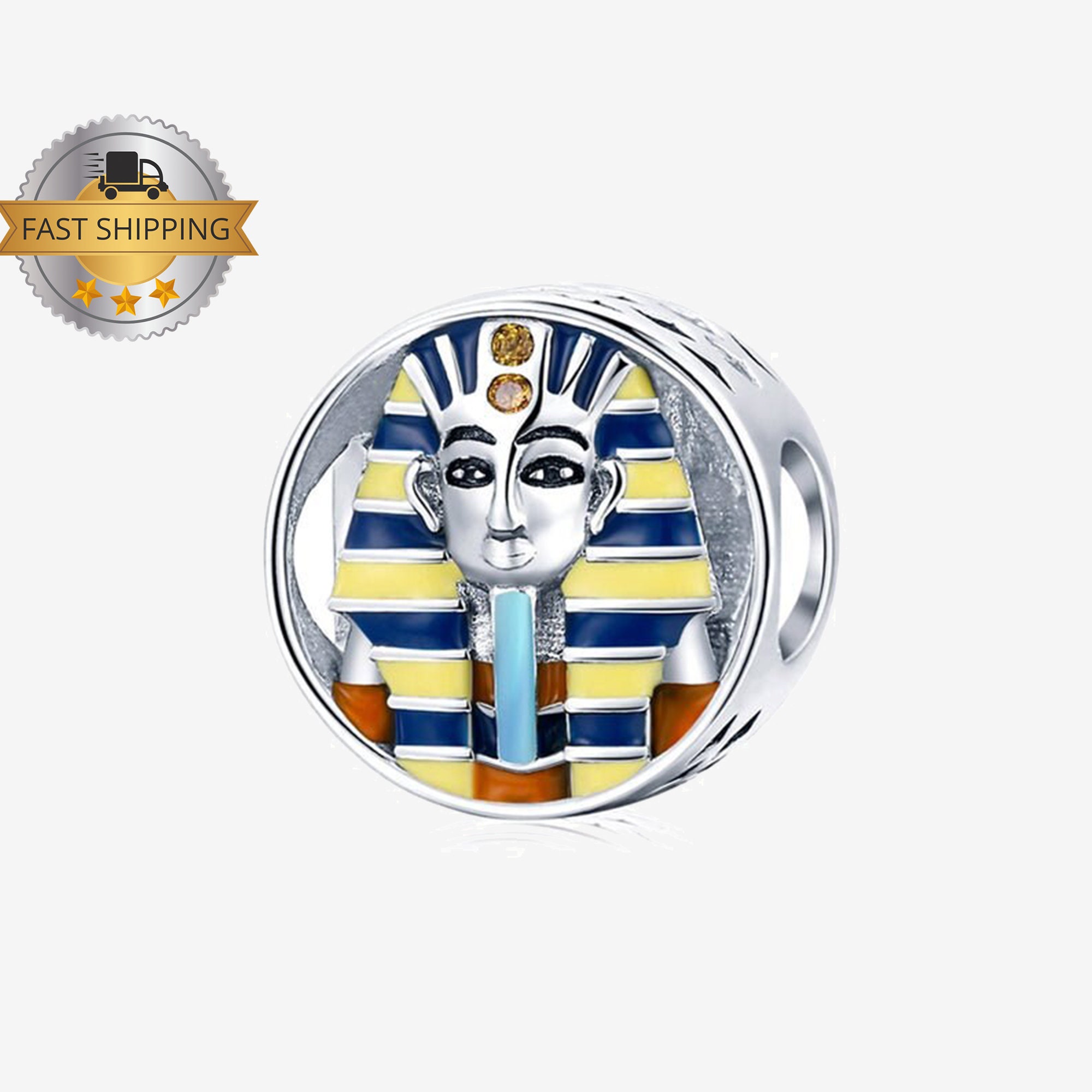 New EgyptPharaoh Charm Fits For Pandora Bracelet Egypt Etsy