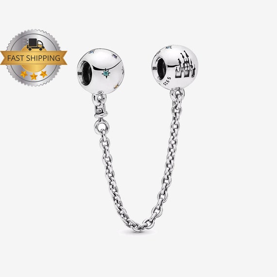 Disney Castle Safety Charm para Bracelet - Etsy España