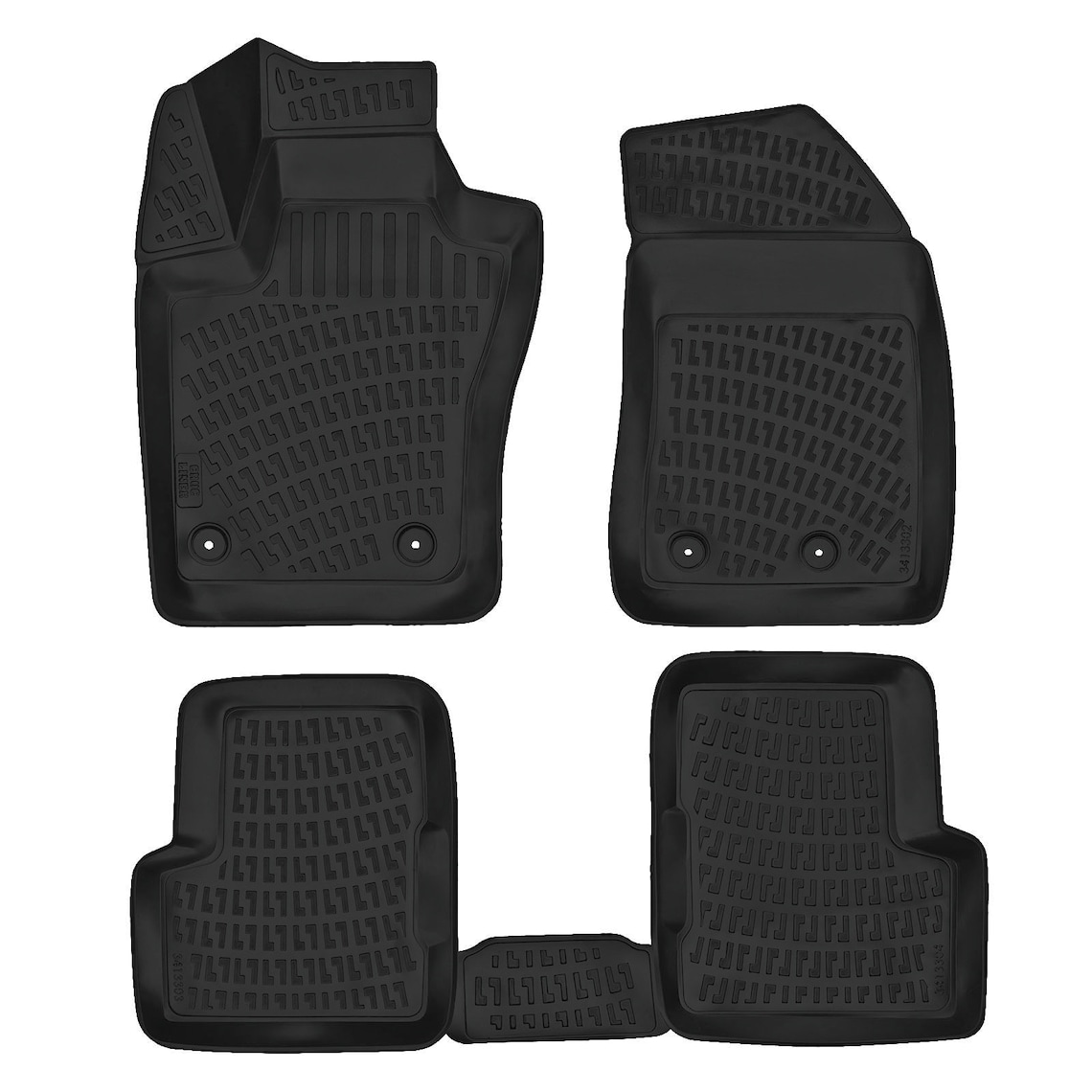 All Weather Floor Mats Compatible With Fiat 500X 20162021 Etsy