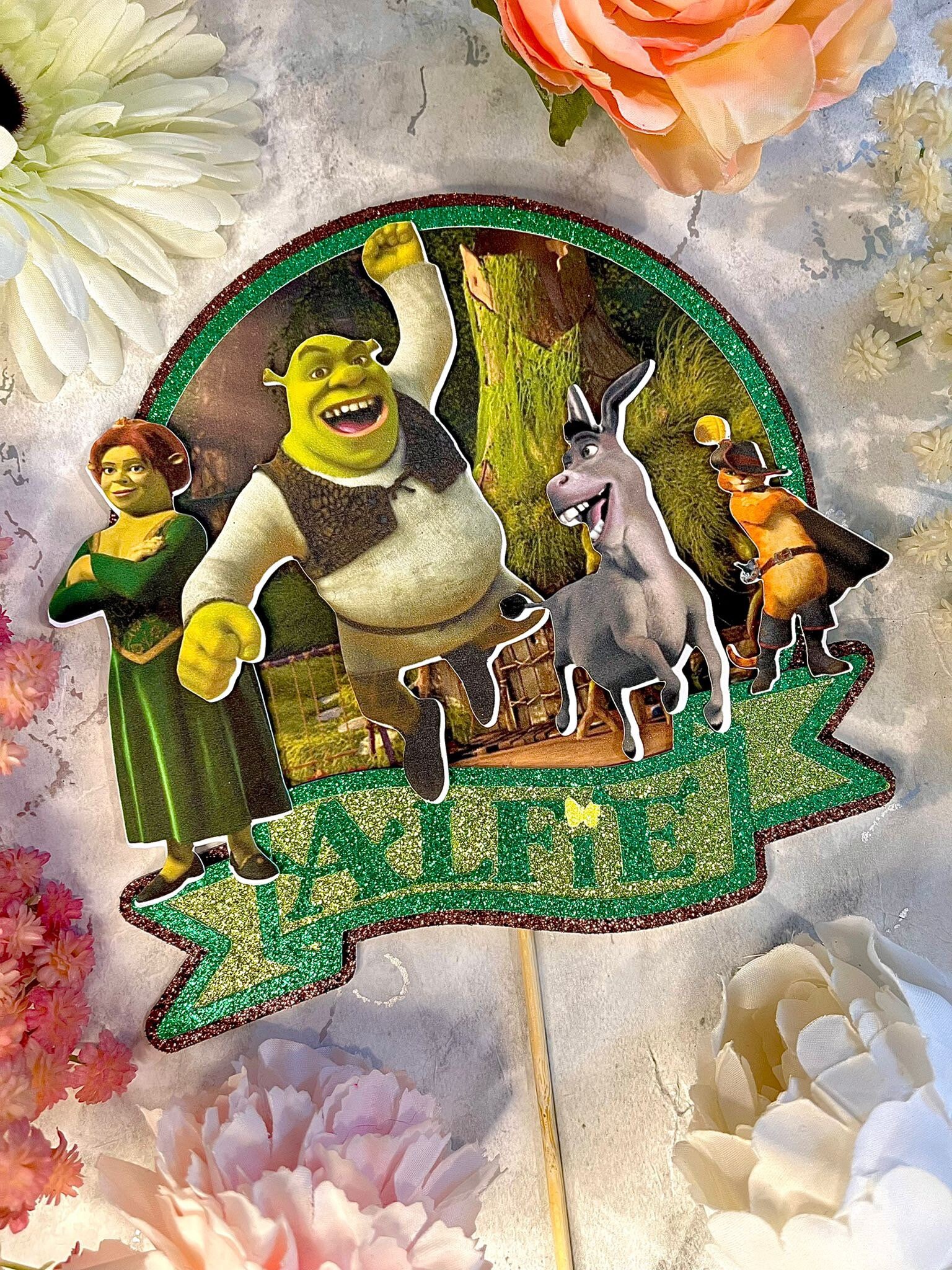 Shrek Cake Topper - Etsy UK
