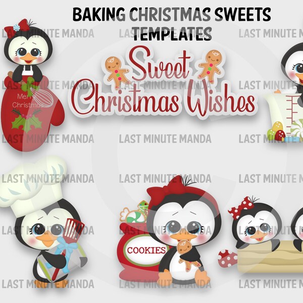 Baking Christmas Sweets PSD Layered Graphics