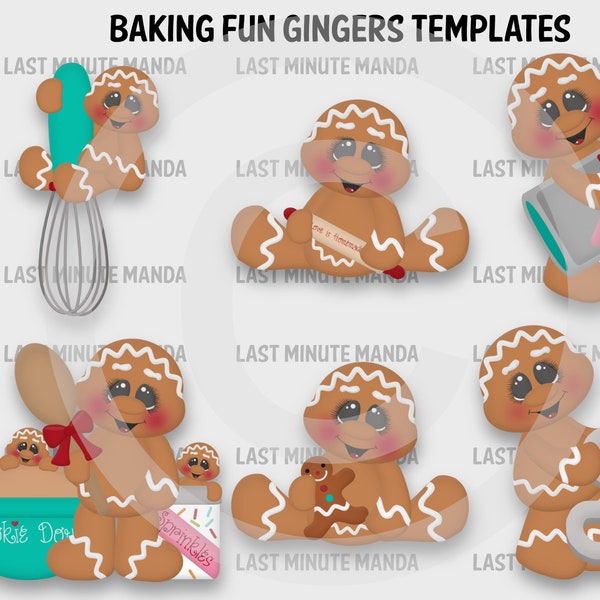 Baking Fun Gingers PSD Layered Graphics