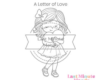 Sello digital de San Valentín para crear tarjetas / Descarga instantánea