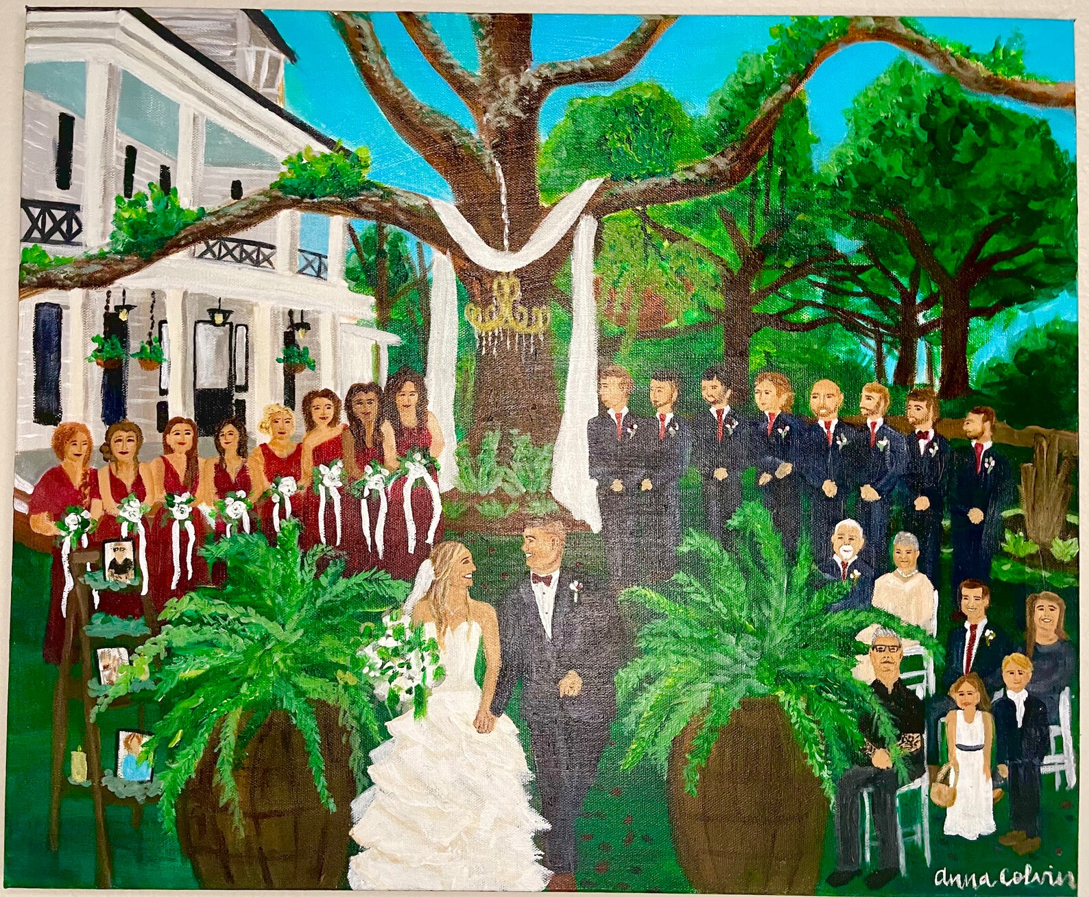 Live Wedding Painter Live Event Painting Wedding Painter Etsy