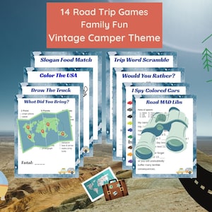 Printable Family Road Trip Games
