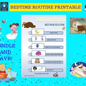 Kids Nighttime Routine Chart