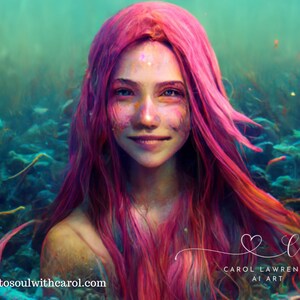 4 Mermaid Ai Art PNG's To Spice Up Your Marketing, MidJourney, image 2