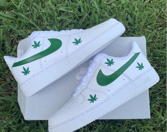 weed custom air force 1