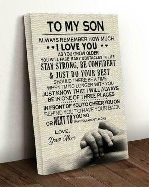 An meinen Sohn immer daran erinnern wie viel ich liebe Sie Etsy