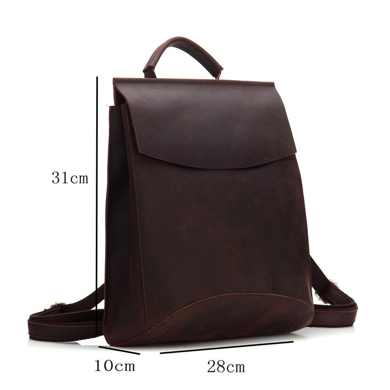 Travel Bag Valentine/'s Day Gift for HimMenWomen Backpack Leather Backpack Leather Rucksack Brown Leather