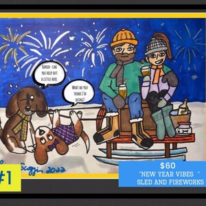 New Years card