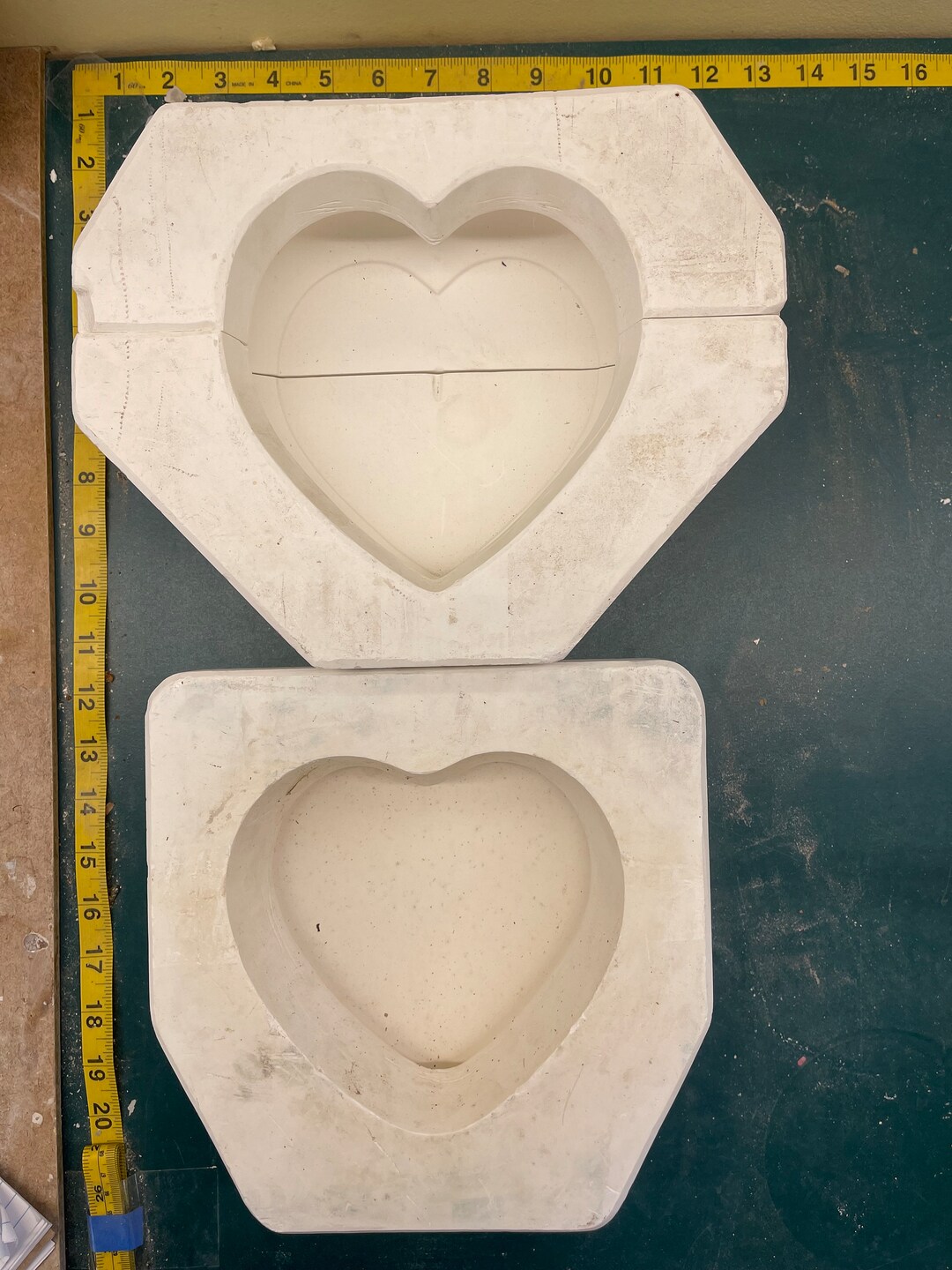 Vintage Heart Shaped Box With Lid Etsy