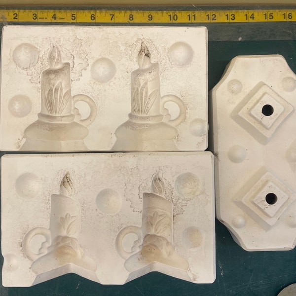 Vintage Candle Sticks Slip Casting Mold