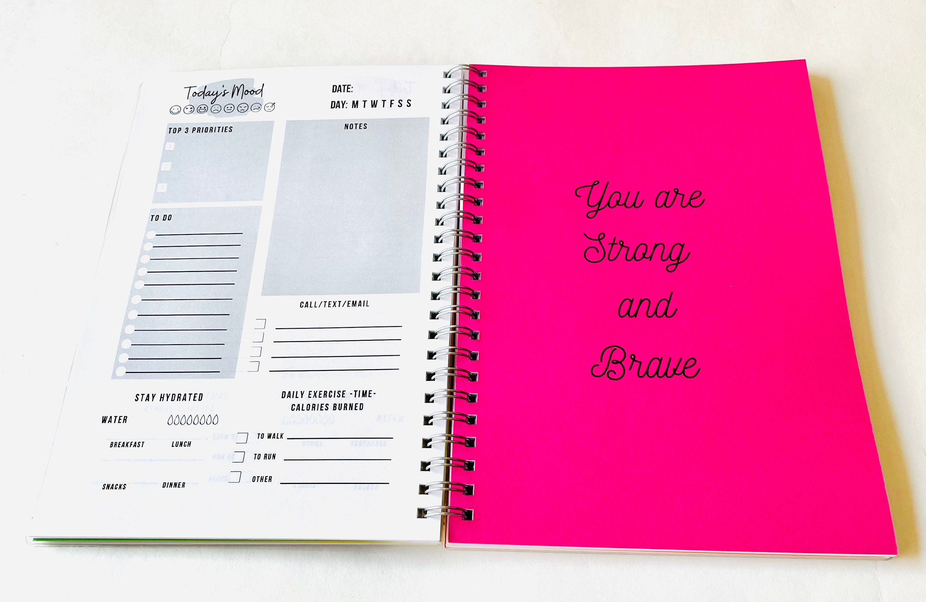 The Positive Planner. Daily Planner To Hit Your Goals & Live Etsy