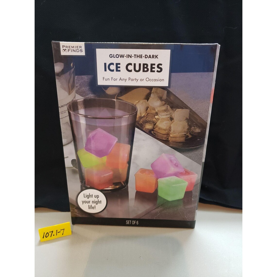 Ice cube glow in dark gift set Etsy