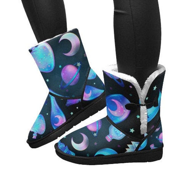 Magical Women's Mid Calf Snow Boots