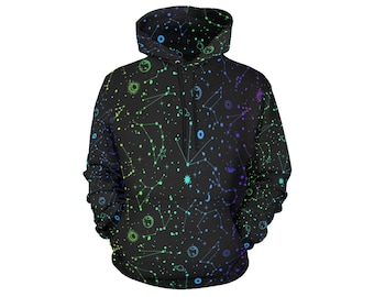 Magical Constellations Hoodie - Gradient colours