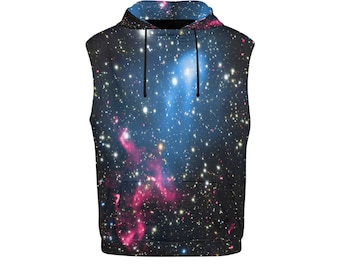 Nebula/Galaxy Sleeveless Hoodie for men and women