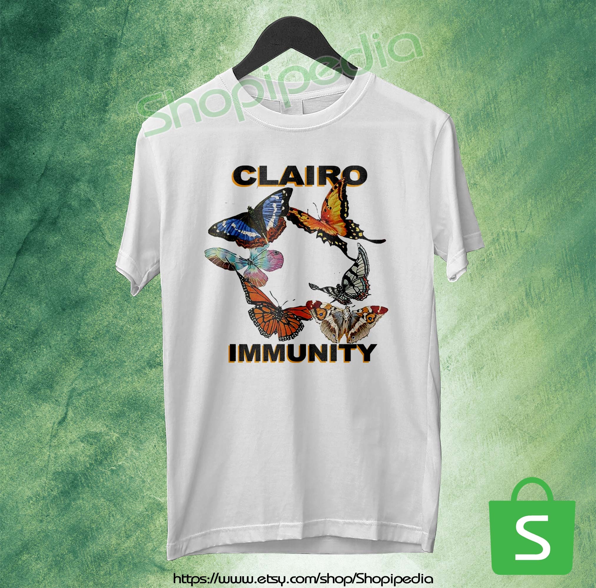Clairo Immunity Butterfly Tour T-shirt 