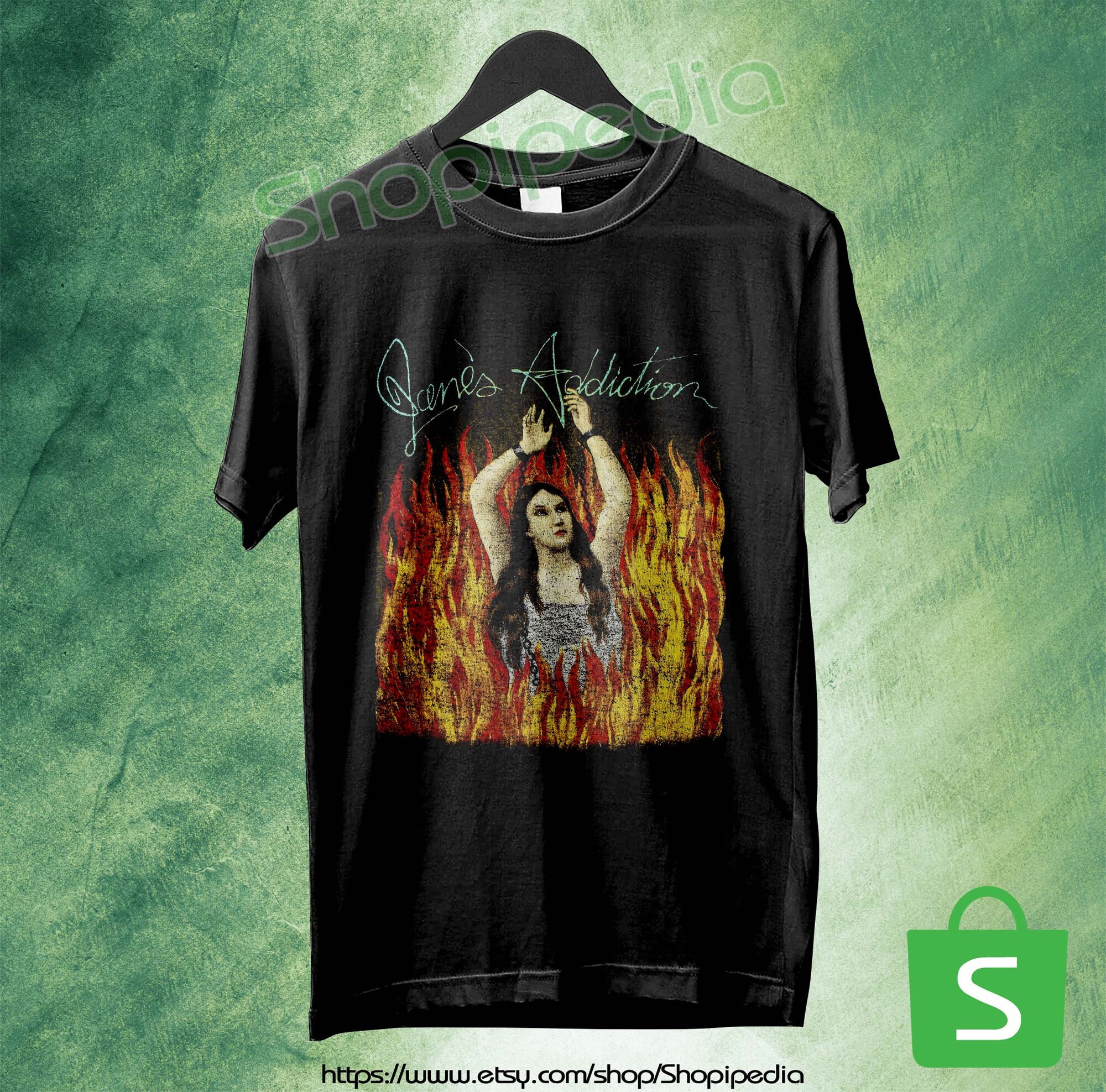 Discover Jane's Addiction Vintage Look T-shirt