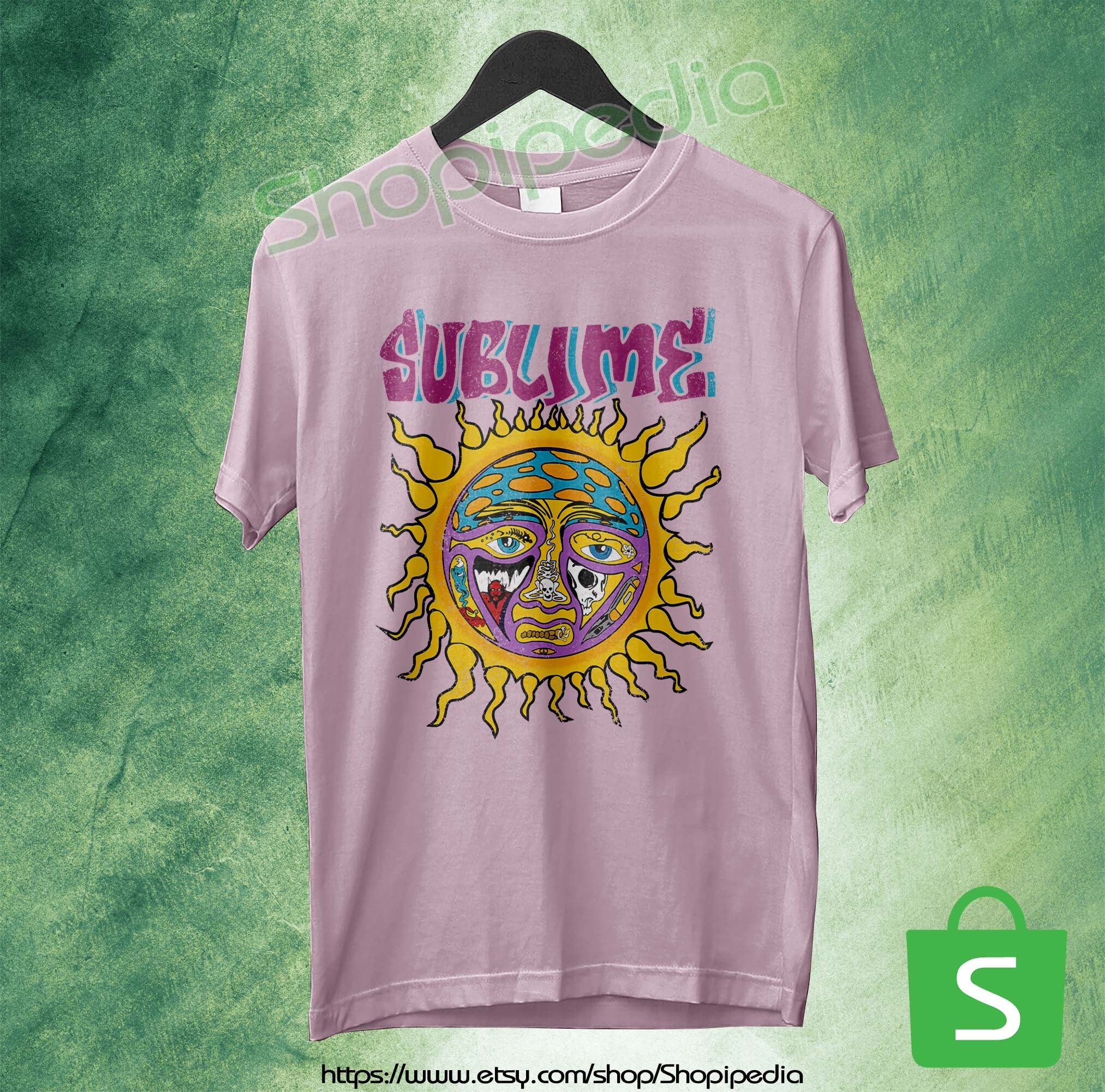 Sublime Vintage Logo T-Shirt Sublime Shirt Rock Band Shirt | Etsy