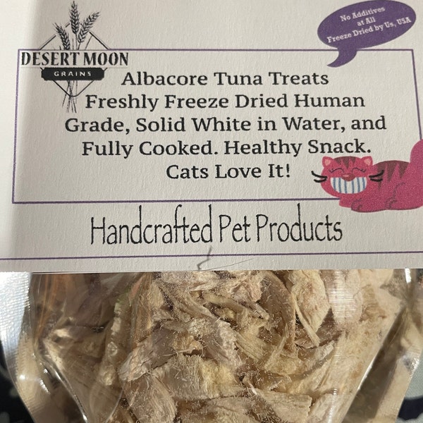 Tuna and Chicken Breast Freeze Dried Human Grade with Furry Friends in Mind