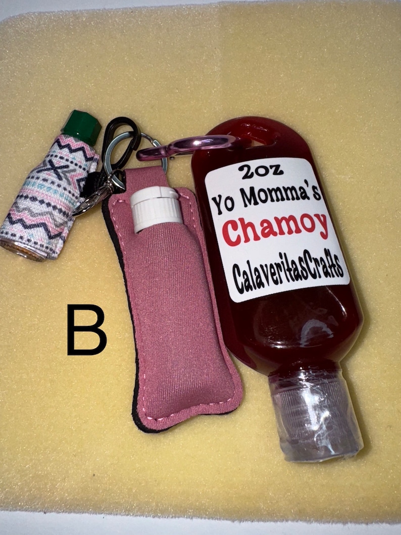 Cute Chamoy Mini Tajin and Mini Tabasco Sauce Keychain / Chamoy / Mini