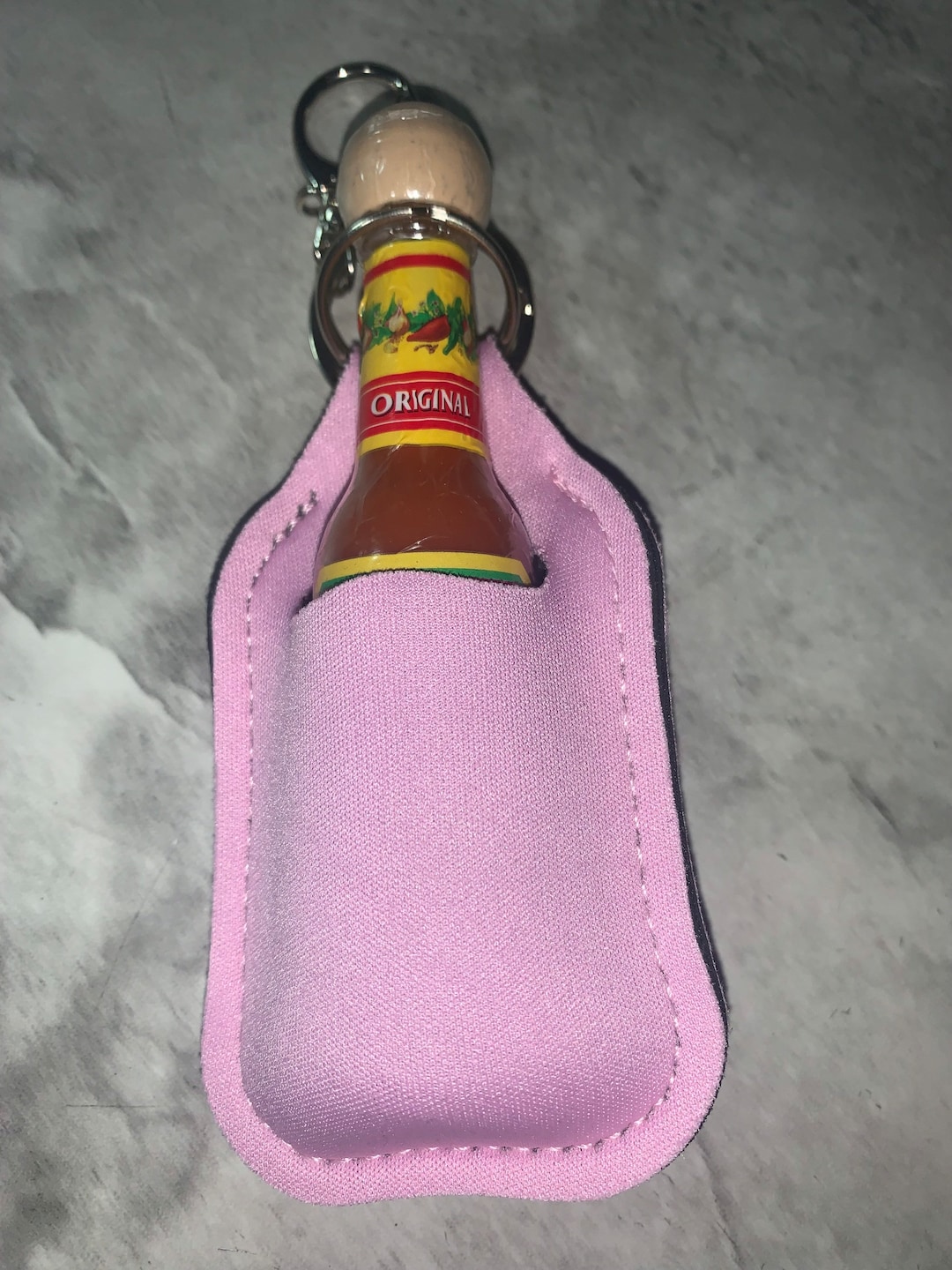Mini Cholula Hot Sauce Keychain / Mini Cholula Hot Sauce Bottle