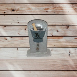 RX Badge Reel / Pharmacy Tech BadgeReel / Cute BadgeReel / Pharmacist Mortar Pestle Badge Reel