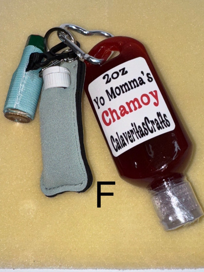 Cute Chamoy Mini Tajin and Mini Tabasco Sauce Keychain / Chamoy / Mini