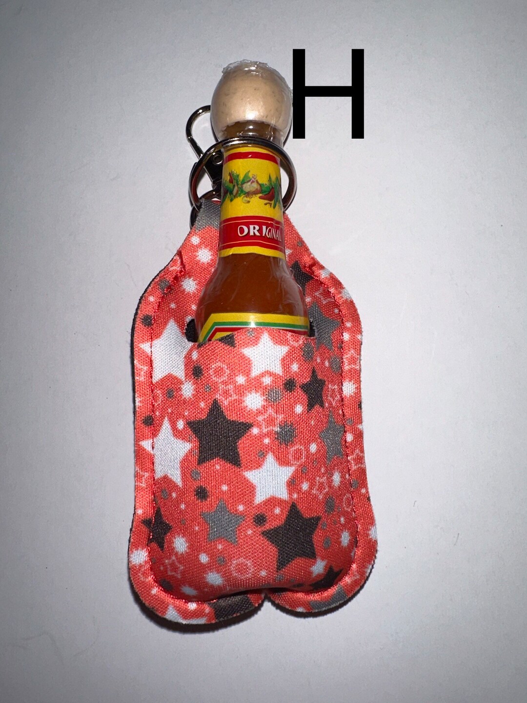 Mini Cholula Hot Sauce Keychain / Mini Cholula Hotsauce / Hot Sauce