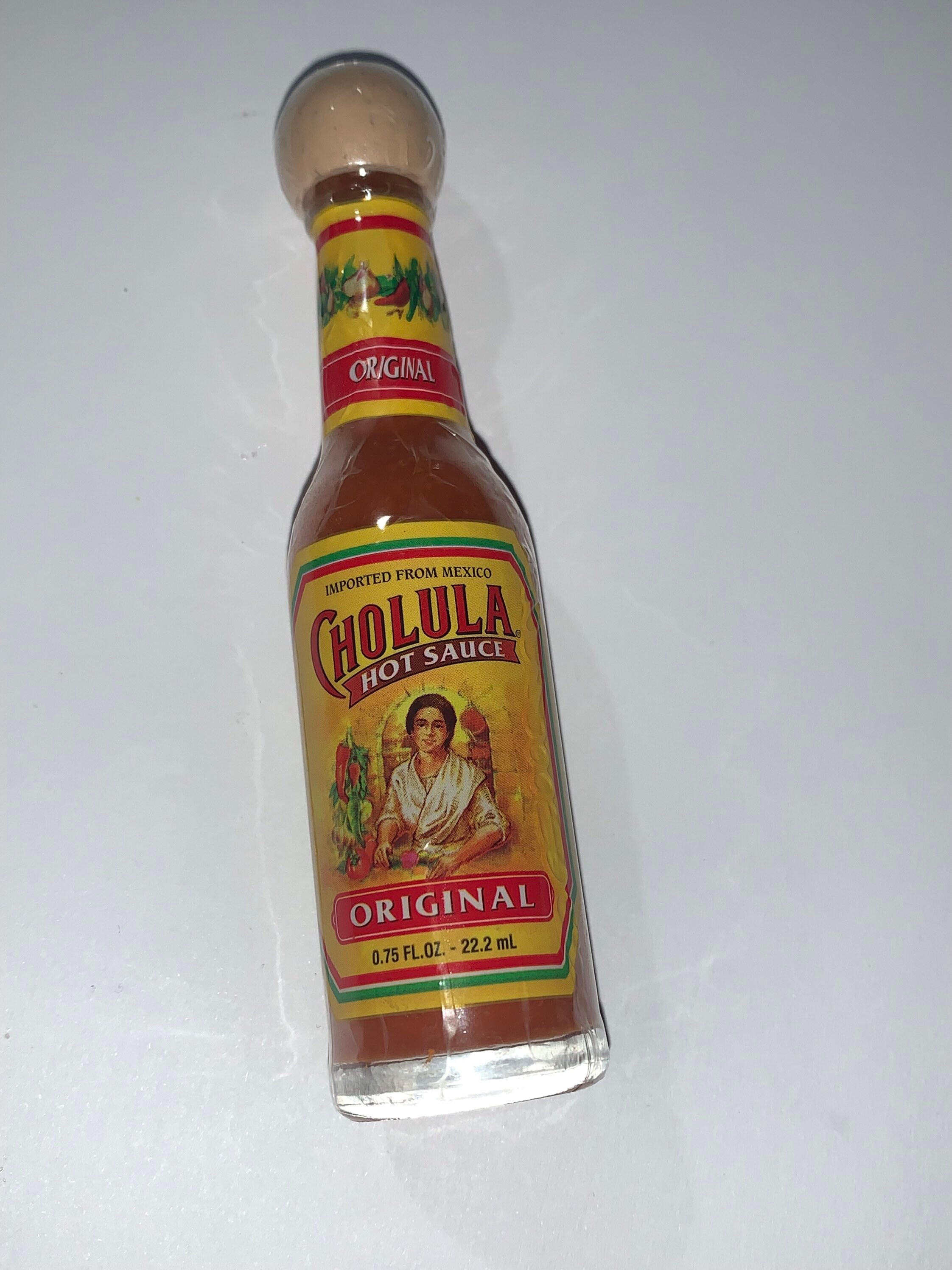 Mini Cholula Hot Sauce Keychain / Mini Cholula Hot Sauce Bottle