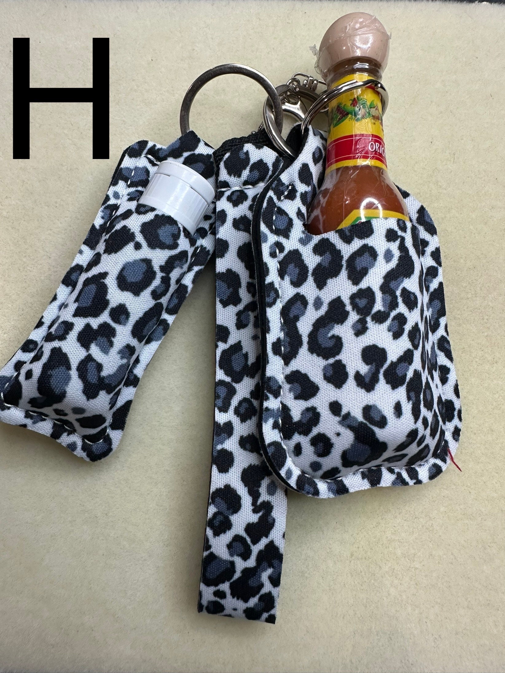 Mini Tajin and Mini Cholula Keychain / Keychain / Tajin / Cholula