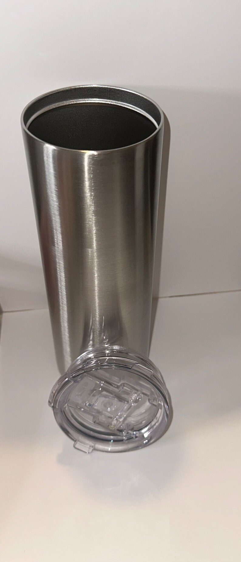 20oz Skinny Stainless Steel Tumblers With Lids and Straws / HOGG