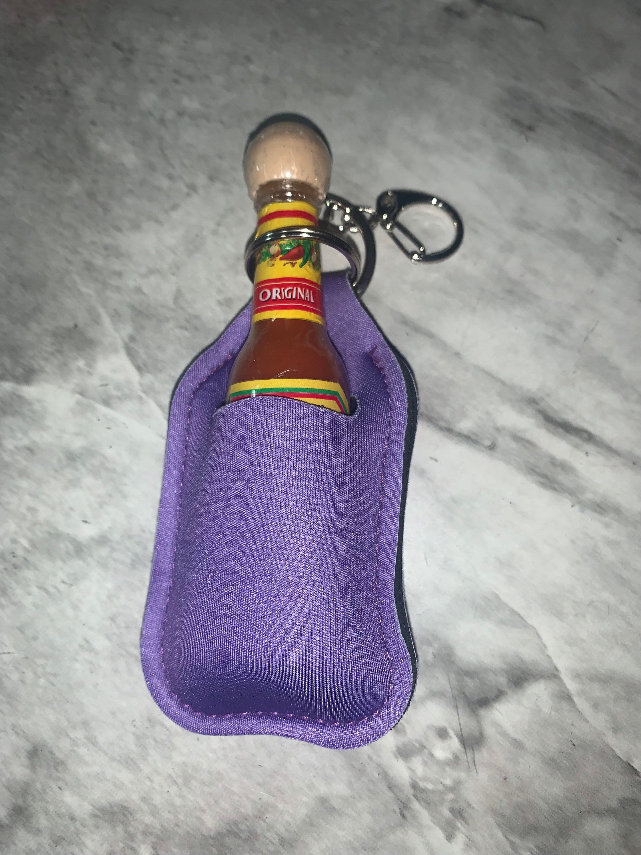 Mini Cholula Hot Sauce Keychain / Mini Cholula Hot Sauce Bottle