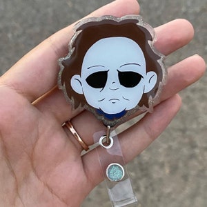 Michael Myers Badge Reel/ Nurse Badge Reel/ Halloween Badge Reel/ Horror Badge Reel