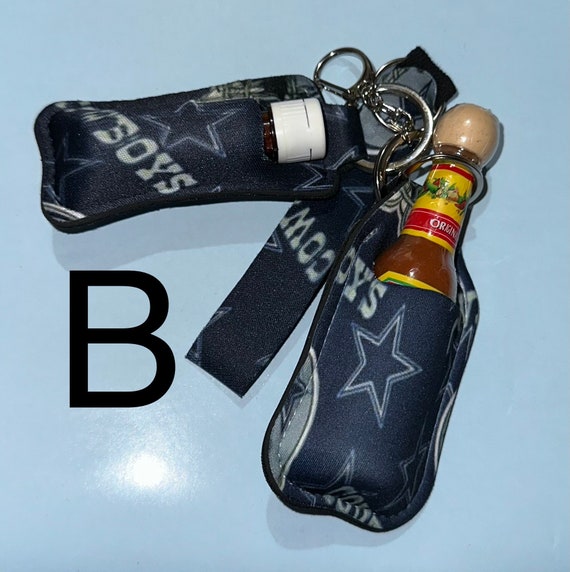 Personal Tajin or Personal Cholula Hot Sauce Keychain 