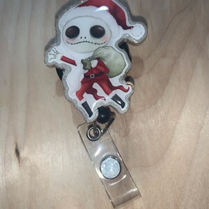 Jack Badge Reel / Nightmare Christmas Badge Reel / Skeleton Man  Badge Reel /Christmas Badge Reel / Cute Badge Reel / Nurse Badge Reel