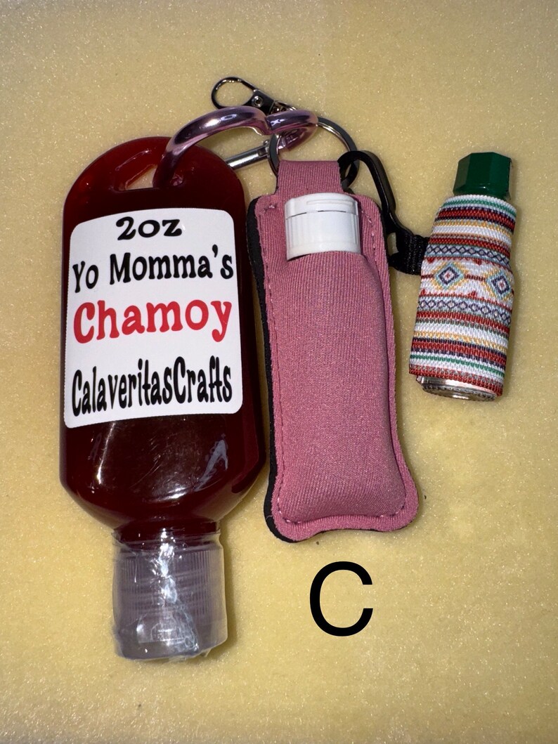Cute Chamoy Mini Tajin and Mini Tabasco Sauce Keychain / Chamoy / Mini