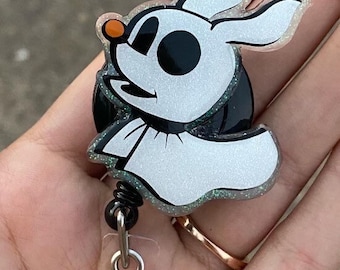 Cute Zero Badge Reel / Nurse Badge Reel / Halloween Badge Reel