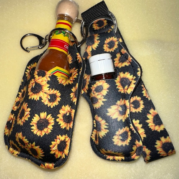 Mini Tajin And Cholula Hot Sauce Keychain Set / Mini Cholula Hot Sauce Bottle / Mini Tajin Bottle / Keychains