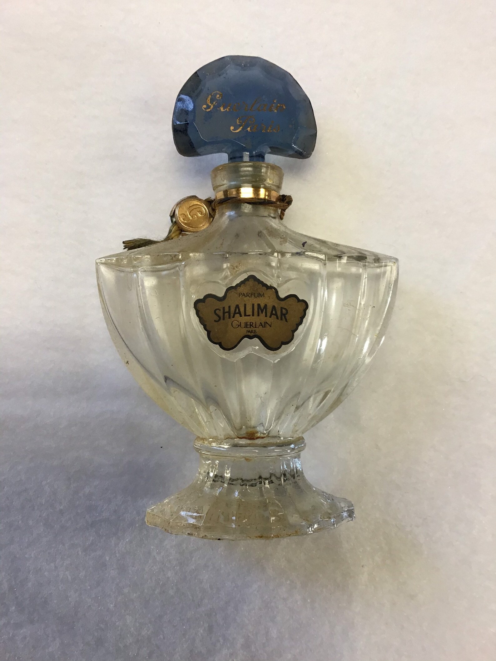 Vintage Shalimar Perfume Bottle Etsy